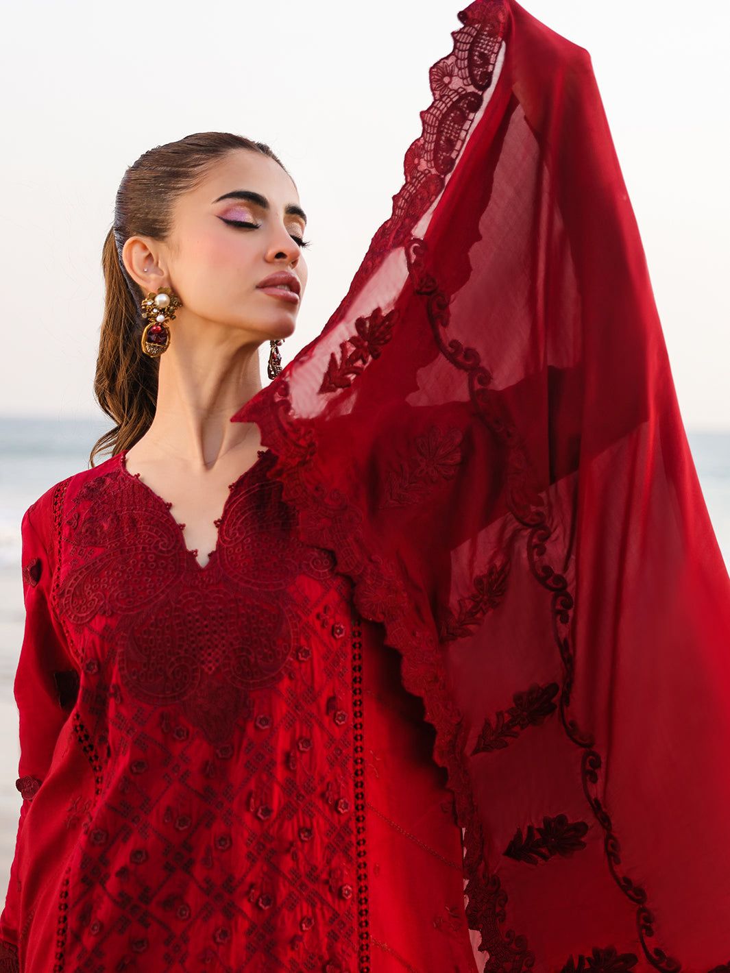 FAIZA FAISAL MARINE Luxury Lawn 25